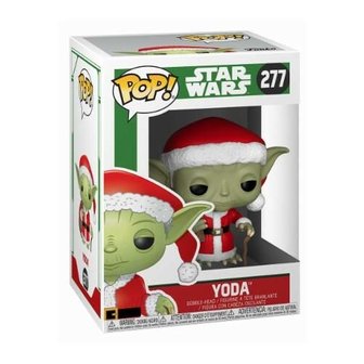 Star Wars POP! Movies Vinyl Figure Holiday - Santa Yoda in doos