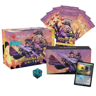 Magic: the Gathering: Dominaria United Bundle  met 8 setboosters open