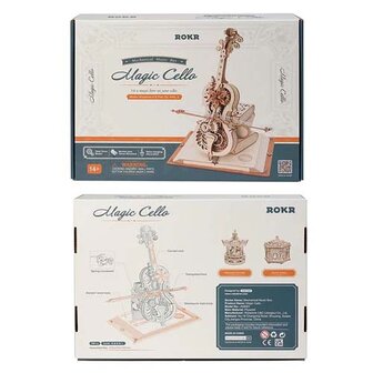 Robotime Puzzel Magic Cello doos