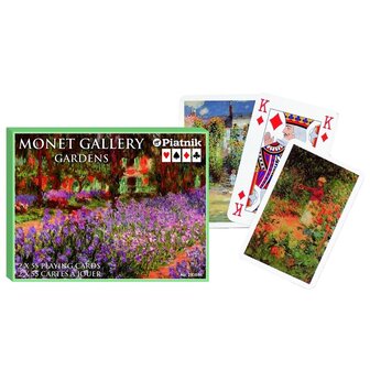 Monet Gallery Gardens Double Deck, 2 sets speelkaarten