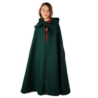 Wollen Kindercape, Groen