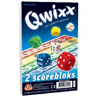 Dobbelspel Aanvulling Qwixx Blocks