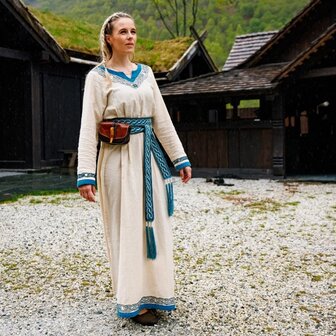 Vikingen Gordel Elina van blauw Katoen sfeerfoto