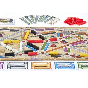 Ticket to Ride Berlijn Nederlands open gelegd