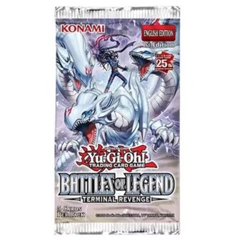 Yu-Gi-Oh!Battles of Legend: Terminal Revenge 25th Booster Pack met 5 kaarten