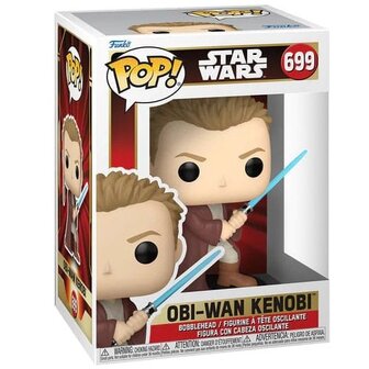 Star Wars POP! Movies Vinyl Figure The Phantom Menace: Obi-Wan Kenobi No.699 in doos