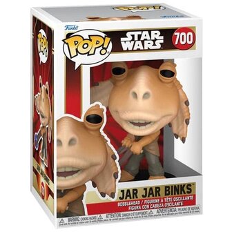 Star Wars POP! Movies Vinyl Figure The Phantom Menace: Jar Jar Binks with Booma Balls No.700 in doos