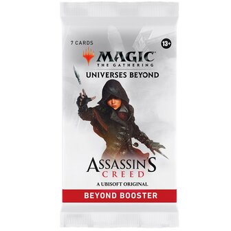 Magic: the Gathering, Assassin&#039;s Creed Beyond Booster met 7 kaarten