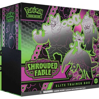 Pok&eacute;mon Scarlet &amp; Violet Shrouded Fable Elite Trainer Box met 9 Boosters