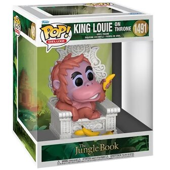 Disney POP! Jungle Book, King Louie on the Throne No.1491 in doos