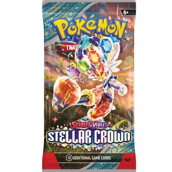 Pok&eacute;mon Scarlet &amp; Violet Stellar Crown Booster met 10 kaarten