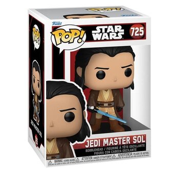 Star Wars POP! Movies Vinyl Jedi Master Sol No.725 in doos