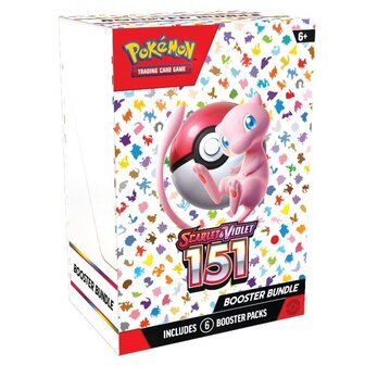 Pok&eacute;mon Scarlet &amp; Violet 151 Booster Bundle met 6 Boosters