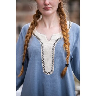 Vikingenjurk Freya Licht Blauw voorkant