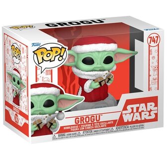 Star Wars POP! Movies Vinyl Figure Holiday Grogu No.747 in doos