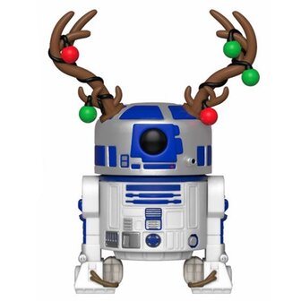 Star Wars POP! Movies Vinyl Figure Holiday R2-D2 with Antlers No.275