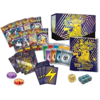 Pok&eacute;mon Scarlet &amp; Violet Surging Sparks Elite Trainer Box met 9 Boosters open