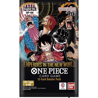 One Piece OP09, Emperors in the New World Booster met 12 kaarten