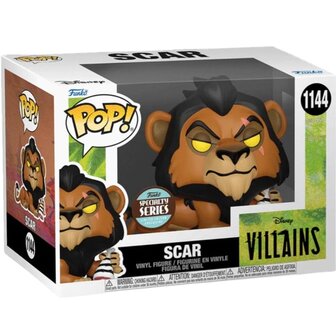 Disney POP! Movies Vinyl Villains, Scar No.1144 in doos