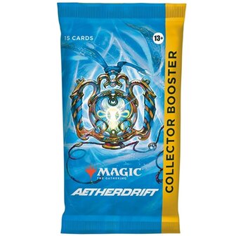 Magic: the Gathering, Aetherdrift Collector Booster met 15 kaarten