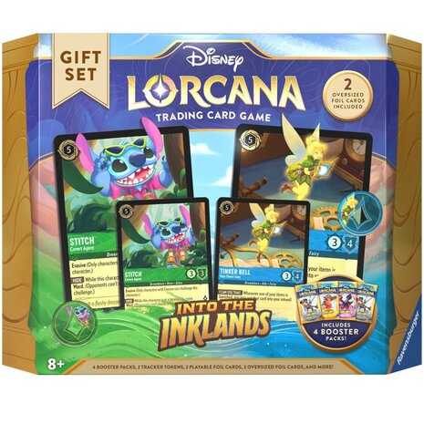 Disney's Lorcana, Set 3: Mass Giftable Box met 4 Boosters