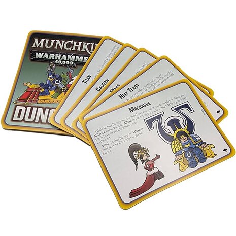 Munchkin Warhammer 40K Storming the Warp Expansion kaarten