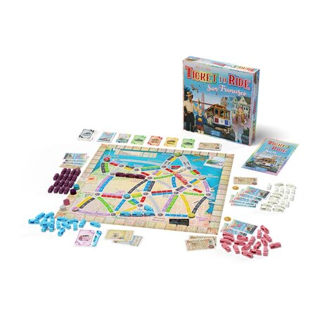 Ticket to Ride San Francisco Nederlands open gelegd