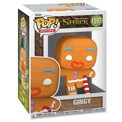 Funko POP! Movies Shrek, Gingy, Gingerbreath Man No. 1597 in doos