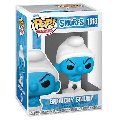 Funko Television POP! Smurfs, Grouchy Smurf No.1518 in doos