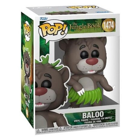 Disney POP! Jungle Book, Baloo No.1474 in doos