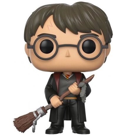 Harry Potter POP! Movies Vinyl Figure Harry Potter with Firebolt & Feather No.51