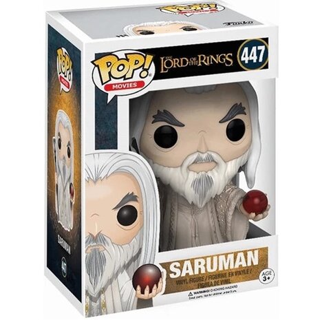 Lord of the Rings POP! Movies Vinyl Figure Saruman No.447 in doos