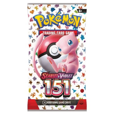 Pokémon Scarlet & Violet 151 Booster met 10 kaarten