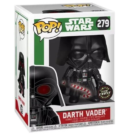 Star Wars POP! Movies Vinyl Figure Holiday Darth Vader Chase No.279 in doos