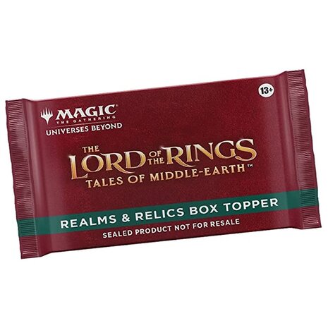 Magic: the Gathering: LOTR Tales of Middle Earth Box Topper