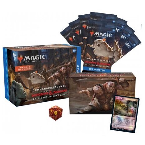 Magic: the Gathering: Commander Legends Baldur's Bundle met 8 Set Boosters open