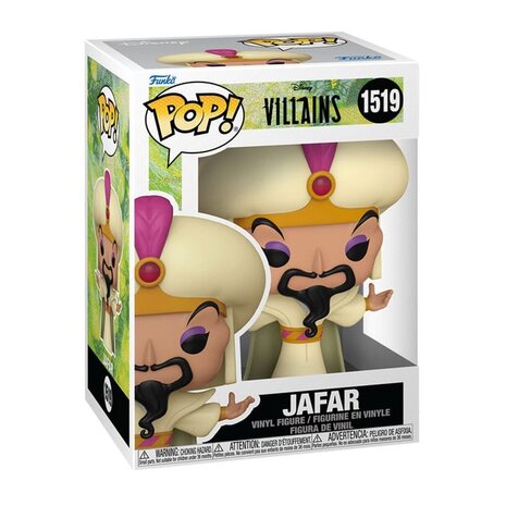 Disney POP! Movies Vinyl Villains, Jafar No.1519 in doos