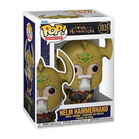 Lord of the Rings POP! Movies Vinyl Figure The War of Rohirrim Helm Hammerhand No.1835 in doos