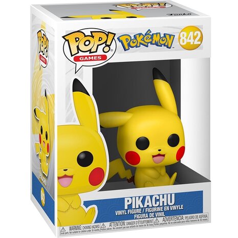 Funko Pokemon POP! Pikachu Sitting No.842 in doos